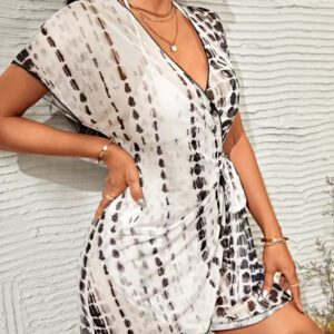 Swim Lushoire Kimono cache-maillot en tie dye pour la plage/les vacances