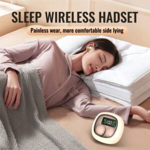 Écouteur Bluetooth sans fil ultra long, mini invisible intra-auriculaire de nouveau modèle pour le sport, sans pression, convenant à Apple et Android, batterie unisexe