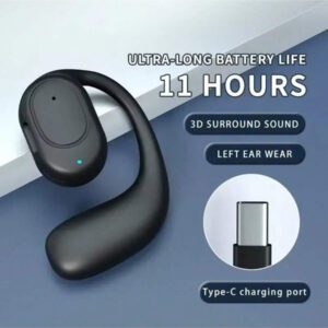 Écouteurs sans fil OWS à conduction aérienne, casque HiFi avec crochet d'oreille, musique, sports, annulation du bruit, casque pour tous les smartphones