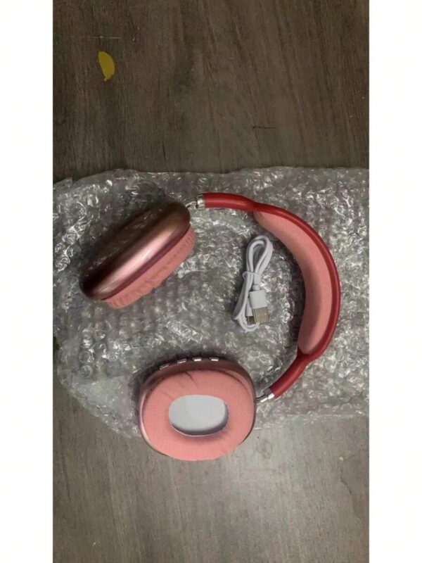 2025 Nouveau casque supra-auriculaire, confortable pour une utilisation longue durée, sans fil, bonne qualité sonore, longue durée de vie de la batterie, casque d'appel avec étui – Image 16
