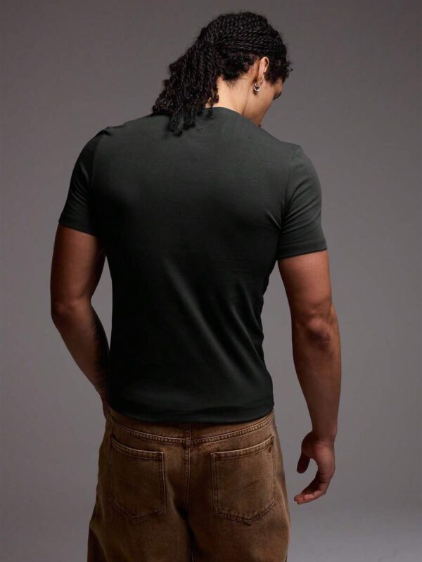Musero T-shirt ajusté coupe slim, basiques printemps été – Image 15