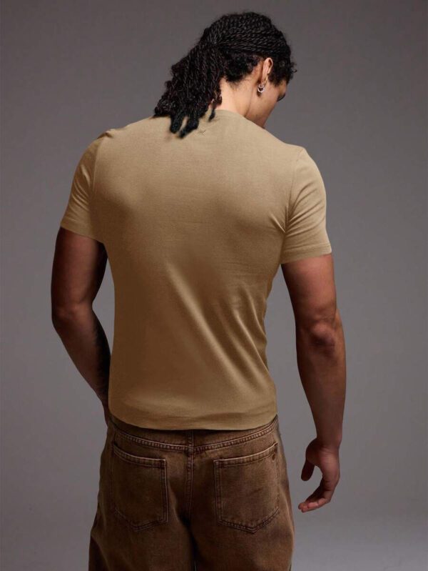 Musero T-shirt ajusté coupe slim, basiques printemps été – Image 25