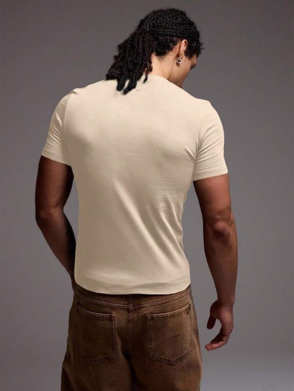 Musero T-shirt ajusté coupe slim, basiques printemps été – Image 30