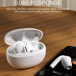 2025 Écouteurs sans fil à la mode, écouteurs intra-auriculaires BT 5.3 avec graves puissants, autonomie ultra longue, écouteurs étanches Air Pod avec microphones pour ordinateur portable, tablette, téléphone, sport. Vie de la batterie (180 mAh), nom Bluetooth (H7).