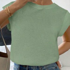 Siren Gaze T-shirt pratique à rayures et manches courtes pour hommes