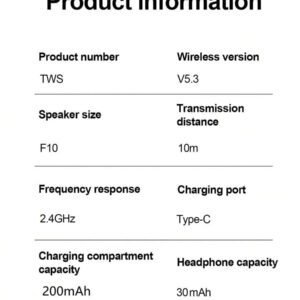 2025 Écouteurs sans fil à la mode, écouteurs intra-auriculaires BT 5.3 avec graves puissants, autonomie ultra longue, écouteurs étanches Air Pod avec microphones pour ordinateur portable, tablette, téléphone, sport. Vie de la batterie (180 mAh), nom Bluetooth (H7).