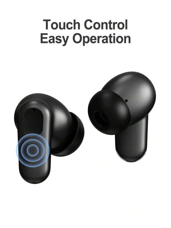 Écouteurs sans fil 2025 à la mode, écouteurs intra-auriculaires avec Bluetooth 5.3, graves puissants, autonomie ultra-longue, écouteurs étanches, casque avec microphones pour ordinateur portable, tablette, téléphone, sport et fitness. Cadeau de Noël/Jour de l'An – Image 5