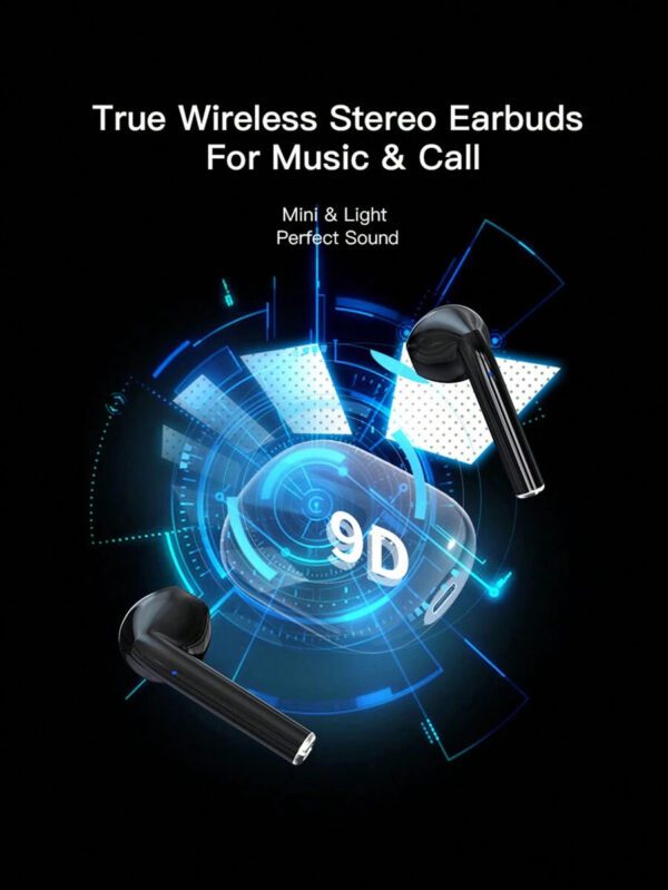 Earbuds Sans Fil Ly02 Avec Réduction De Bruit Enc Pour Appel/contrôle Tactile Avec Port De Charge Usb-c, Écouteurs Pour Les Fêtes, Écouteurs Et Haut-parleur Pour Les Jeux, Microphone - Cadeau De La Saint-valentin – Image 8