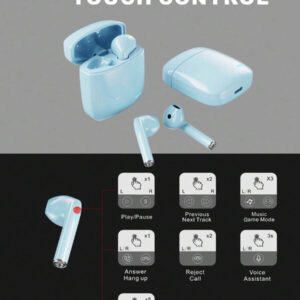 Earbuds Sans Fil Ly02 Avec Réduction De Bruit Enc Pour Appel/contrôle Tactile Avec Port De Charge Usb-c, Écouteurs Pour Les Fêtes, Écouteurs Et Haut-parleur Pour Les Jeux, Microphone - Cadeau De La Saint-valentin