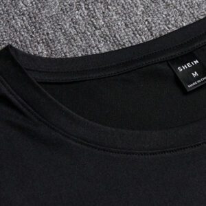 Manfinity Hypemode T-shirt décontracté à col rond, manches courtes avec imprimé de dessin animé mignon pour homme en été. Cadeau pour le petit ami, pour sortir