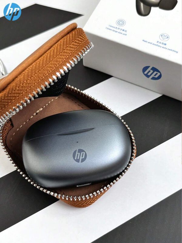 HP Casque sans fil HP: 30 heures d'autonomie, adapté à la vie sportive, compatible avec Android et iOS, prise en charge des appels vocaux, convient aux femmes, aux enfants, aux hommes et aux adultes, livré avec un sac de rangement pour casque, cadeau de Noël – Image 13