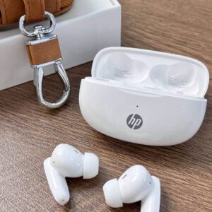 HP Casque sans fil HP: 30 heures d'autonomie, adapté à la vie sportive, compatible avec Android et iOS, prise en charge des appels vocaux, convient aux femmes, aux enfants, aux hommes et aux adultes, livré avec un sac de rangement pour casque, cadeau de Noël