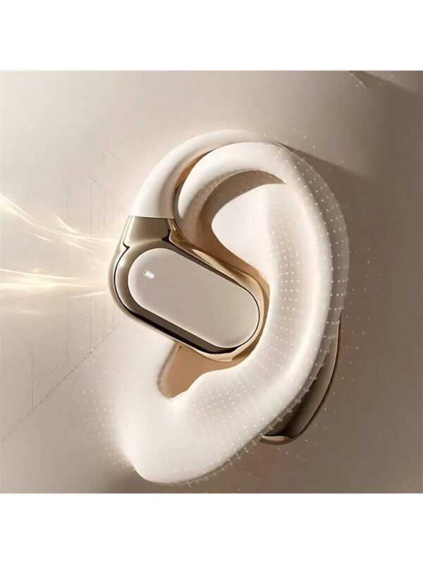 Écouteurs sans fil, écouteurs sans fil Bluetooth 5.4, sans fil pour la course, avec microphone anti-bruit ENC, casque circum-aural à graves 3D profonds, écouteurs de sport avec crochets d'oreille, compatible avec iOS/Android – Image 5