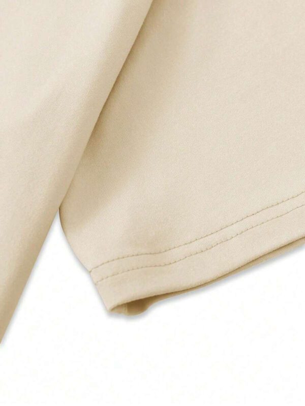 Manfinity LEGND T-shirt à col rond à manches courtes avec imprimé de montagne pour hommes, cadeau pour petit ami, pour sortir – Image 4