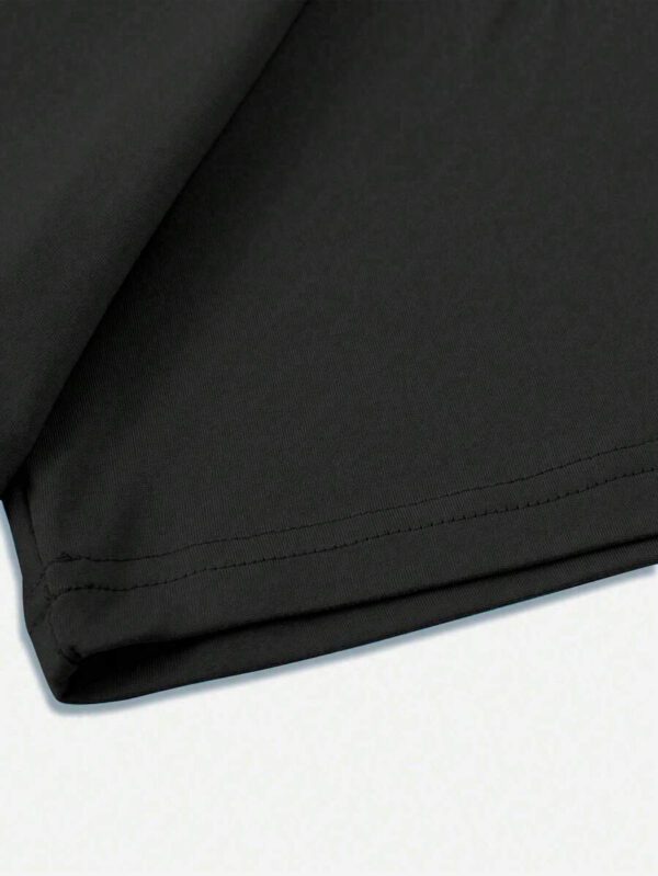Manfinity LEGND T-shirt à col rond à manches courtes avec imprimé de montagne pour hommes, cadeau pour petit ami, pour sortir – Image 18