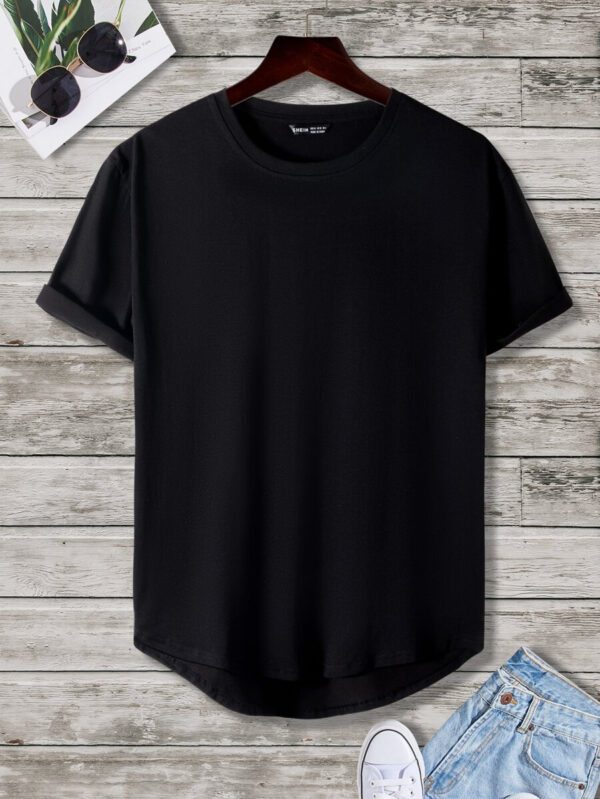 Manfinity Homme T-shirt unicolore – Image 2