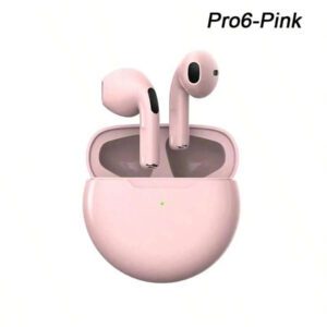 Pro 6 Écouteurs Bluetooth pour casque Bluetooth sans fil Écouteurs antibruit avec casque sans fil Casque sans fil avec microphone Fone Écouteurs Bluetooth Sport Casque d'écoute pour écouteurs