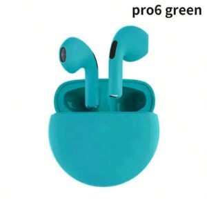 Pro 6 Écouteurs Bluetooth pour casque Bluetooth sans fil Écouteurs antibruit avec casque sans fil Casque sans fil avec microphone Fone Écouteurs Bluetooth Sport Casque d'écoute pour écouteurs