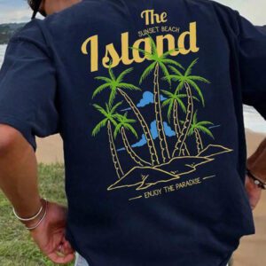 T-shirt ample à manches courtes pour hommes avec imprimé | Design élégant | Indispensable pour l'été | Facile à assortir, mettez votre style en valeur