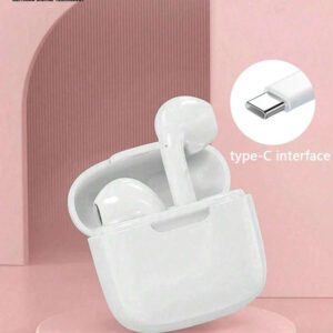 MEIYIXING Écouteurs intra-auriculaires MEIYIXING - Design compact et portable, réduction de bruit intelligente, autonomie de batterie longue de 200 mAh. Écouteurs Bluetooth, compact et portable, écouteurs Bluetooth intra-auriculaires, équipés d'embouts d'oreille mini et d'un étui de chargement.