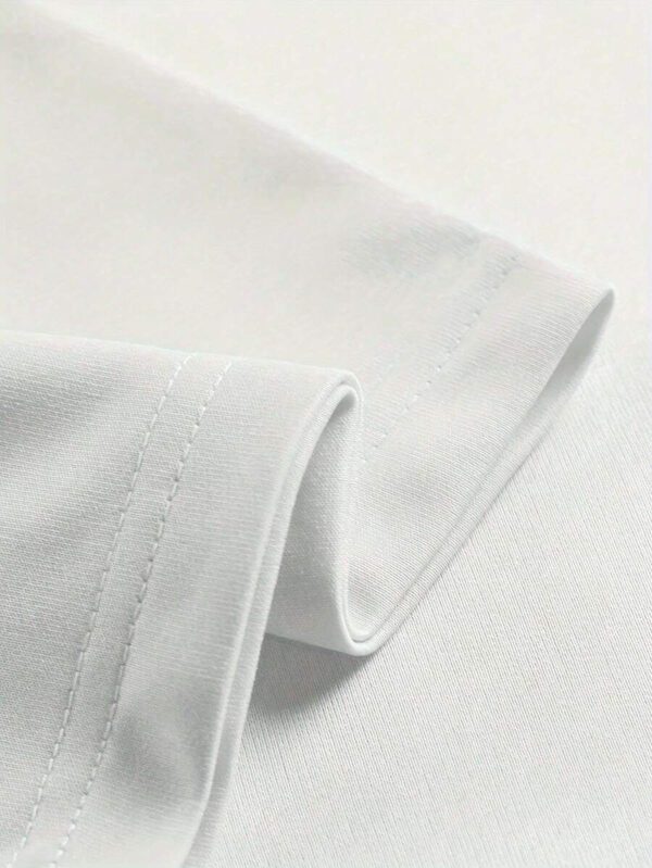 Manfinity Dauomo T-shirt graphique pour Hommes, Club de course de Monaco pour Aventure en Plein Air, Manches Courtes Casual Col Rond, Imprimé Circuit de Monaco, Mélange de Polyester Blanc, Adapté pour le Portage en Extérieur – Image 25