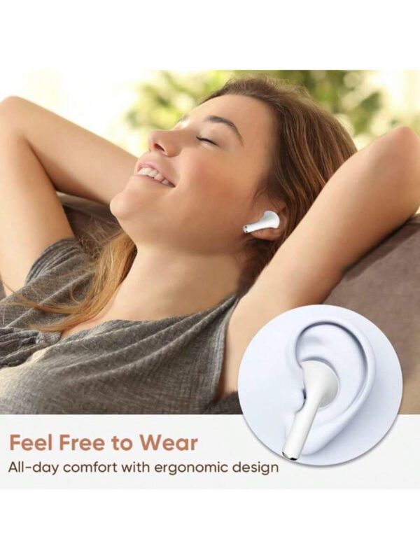 Écouteurs sans fil intra-auriculaires légers avec microphone intégré, écouteurs, écouteurs sans fil, écouteurs – Image 14