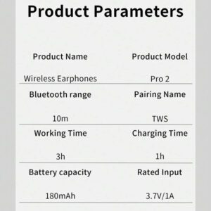 Écouteurs sans fil. Équipement audio pour usage quotidien. Conception compacte et portable avec boîtier de charge pour la musique, les appels et le confort en déplacement