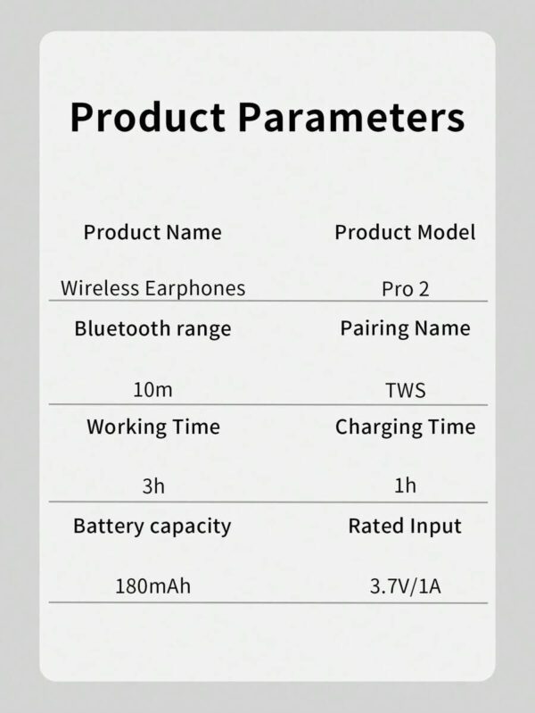 Écouteurs sans fil. Équipement audio pour usage quotidien. Conception compacte et portable avec boîtier de charge pour la musique, les appels et le confort en déplacement – Image 10