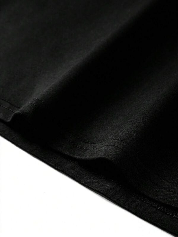 T-shirt à manches courtes col rond avec imprimé cœur simple pour homme – Image 16