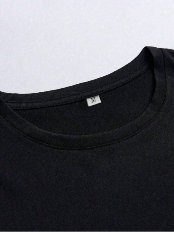 T-shirt imprimé "Goodness", t-shirt décontracté à manches courtes pour homme pour l'été – Image 4