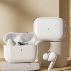 Écouteurs sans fil véritables - compatibles avec Apple et Android, microphone intégré, écouteurs résistants à la transpiration, jusqu'à 24 heures d'autonomie - blanc, écouteurs  sans fil, airbuds, pour étui airpuds