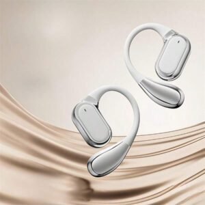 Écouteurs sans fil clip-on pour le sommeil avec écouteurs intelligents - HIFI stéréo basse, appel stéréo HD, écouteurs de sport pour iOS et Android