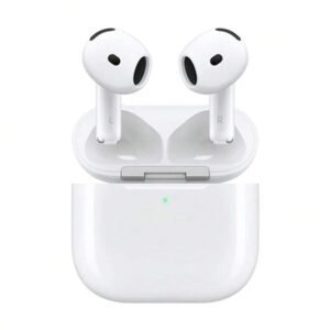 Écouteurs sans fil Pods (4e génération), casque Bluetooth, audio spatial personnalisé, résistant à la transpiration et à l'eau, étui de chargement Lightning inclus, jusqu'à 30 heures d'autonomie