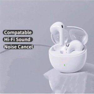 Écouteurs sans fil véritables - compatibles avec Apple et Android, microphone intégré, écouteurs résistants à la transpiration, jusqu'à 24 heures d'autonomie - blanc, écouteurs  sans fil, Airbus's, pour étui Airpuds, autonomie (200 mAh), nom Bluetooth "TWS"