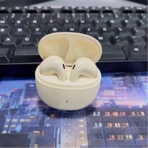Écouteurs sans fil véritables - compatibles avec Apple et Android, microphone intégré, écouteurs résistants à la transpiration, jusqu'à 24 heures d'autonomie - blanc, écouteurs  sans fil, Airbus's, pour étui Airpuds, autonomie (200 mAh), nom Bluetooth "TWS"