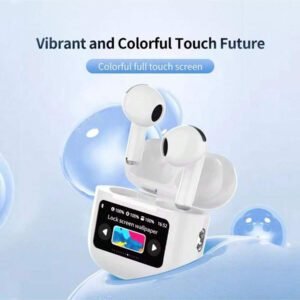 1 pièce Écouteurs Bluetooth sans fil avec affichage LED, stéréo haute fidélité, son haute qualité pour le jeu et les sports, compatible avec l'iPhone, petit et portable, son stéréo immersif, contrôle tactile intuitif, écouteurs sans fil intra-auriculaires mini avec boîtier de charge