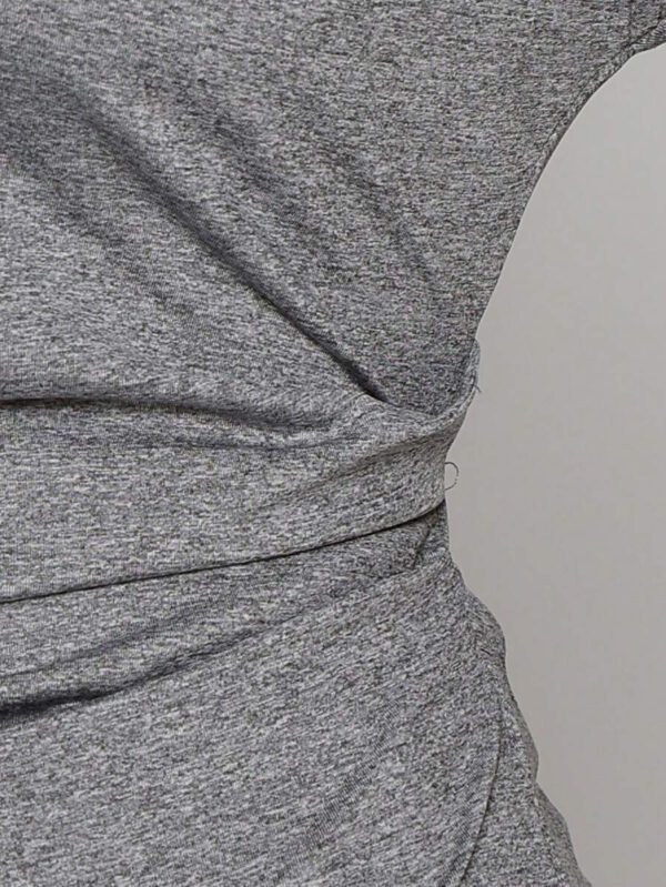 MUSERA T-shirt drapé à taille cintrée, basiques décontractés pour l'été, le printemps, les vacances, l'aéroport, les jours fériés, oversize pour l'automne et l'hiver – Image 23