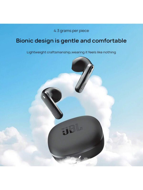 JBL Écouteurs sans fil T280TWS X3 Conduit d'air semi-intra-auriculaire Port longue durée sans douleur Réduction intelligente du bruit ambiant Appel HD 28 heures d'autonomie de la batterie à charge flash IPX4 étanche et résistant à la transpiration Partenaire audio compatible multi-scènes pour le fitness au bureau – Image 17