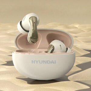 HYUNDAI Écouteurs Bluetooth HYUNDAI HY-Y01, conception intra-auriculaire, qualité audio HD surround, microphone sensible pour appels vocaux, affichage de l'alimentation LED, musique, sports, jeux, faible latence, veille ultra-longue, écouteurs sans fil confortables
