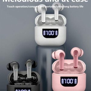 NEW SENYANG Nouveaux écouteurs intra-auriculaires sans fil simples pour couples SENYANG. Mini écouteurs stéréo HD 9D Dolby Bass HIFI pour le sport, la musique et les appels sur Android et les téléphones portables. Oreillettes intelligentes pour le jeu