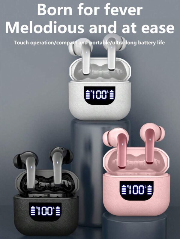 NEW SENYANG Nouveaux écouteurs intra-auriculaires sans fil simples pour couples SENYANG. Mini écouteurs stéréo HD 9D Dolby Bass HIFI pour le sport, la musique et les appels sur Android et les téléphones portables. Oreillettes intelligentes pour le jeu – Image 28