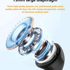 NEW SENYANG Nouveaux écouteurs intra-auriculaires sans fil simples pour couples SENYANG. Mini écouteurs stéréo HD 9D Dolby Bass HIFI pour le sport, la musique et les appels sur Android et les téléphones portables. Oreillettes intelligentes pour le jeu