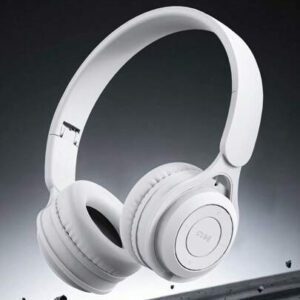 GENAI Casque d'écoute sans fil supra-auriculaire, avec micro, casque stéréo haute fidélité pliable léger, contrôle du volume stéréo avec câble 3,5 mm, pour graves profonds, pour la maison, le bureau, le téléphone portable, le PC, etc.