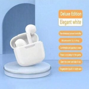 Écouteurs sans fil Bluetooth AIR A2 2025 V5.3 avec longue autonomie de la batterie, faible latence et réduction du bruit. Écouteurs de jeu et de sport