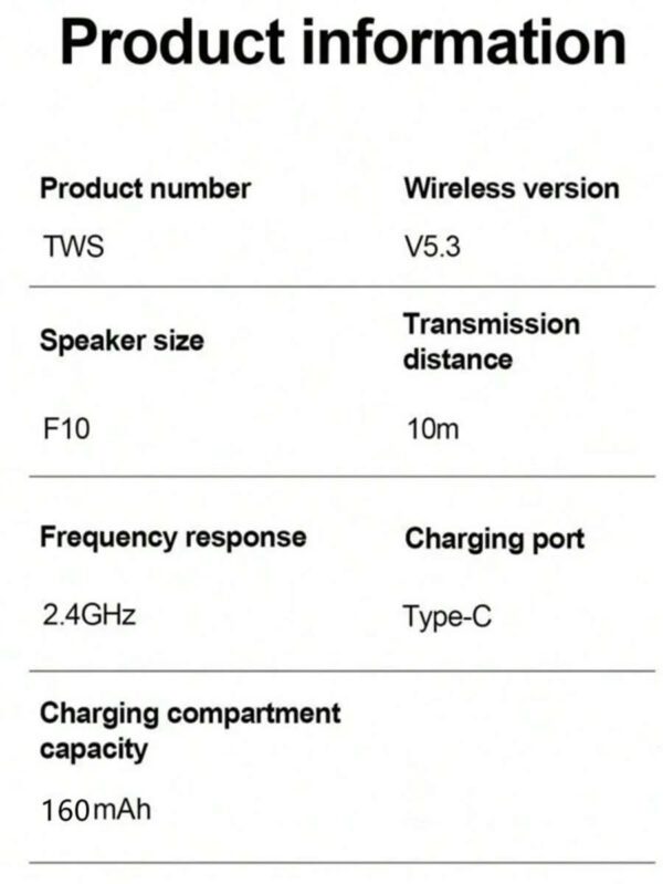 Écouteurs sans fil Bluetooth AIR A2 2025 V5.3 avec longue autonomie de la batterie, faible latence et réduction du bruit. Écouteurs de jeu et de sport – Image 11