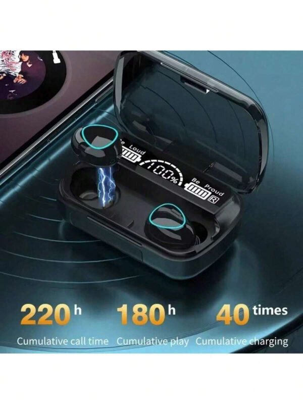 Écouteurs Bluetooth M10 Fone, casque sans fil à réduction de bruit avec micro, casque sans fil pour smartphones – Image 5