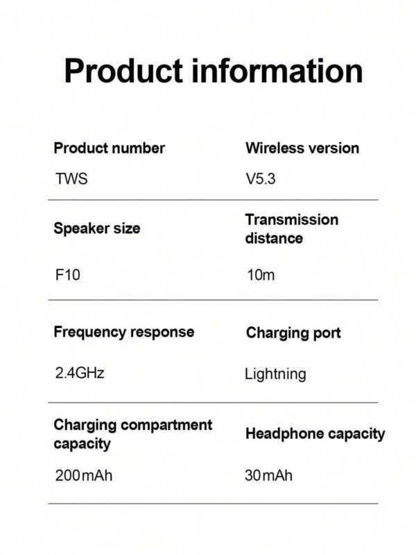 Écouteurs sans fil véritables, casque sans fil avec étui de recharge inclus, plus de 24 heures d'autonomie, configuration sans effort pour téléphone, casques, casques sans fil, casques – Image 10