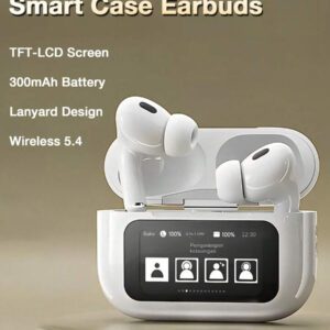 GENAI Écouteurs sans fil véritables, étui intelligent amélioré, écouteurs antibruit actifs et réduction du bruit avec appels HD, étanche, son premium immersif pour iOS Android écouteurs de musique, sports, entraînement