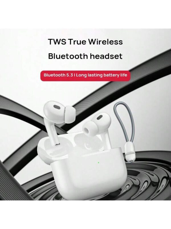Newmine Écouteurs sans fil Bluetooth T5S Pro | Bluetooth 5.3 | Autonomie de 50 h | [Affichage LED de la batterie] | Graves approfondis | Annulation du bruit à 4 microphones ENC | Charge rapide USB-C | Mode Jeu avec latence ultra-basse de 0,038 s | Étanche IPX7 | Contrôle tactile intra-auriculaire confortable – Image 3