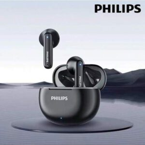 PHILIPS Casque stéréo sans fil Philips TAT1199 original avec Bluetooth V5.4, casque de jeu ultra-basse latence, écouteurs de sport imperméables, nouveau
